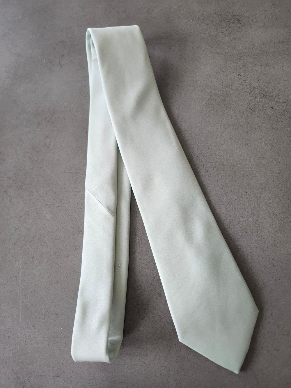 Azazie Pastel Green Tie | Classic Solid Wedding Necktie Groomsmen
